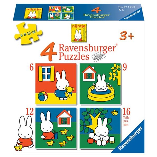 Ravensburger puzzel Nijntje 4 in a box