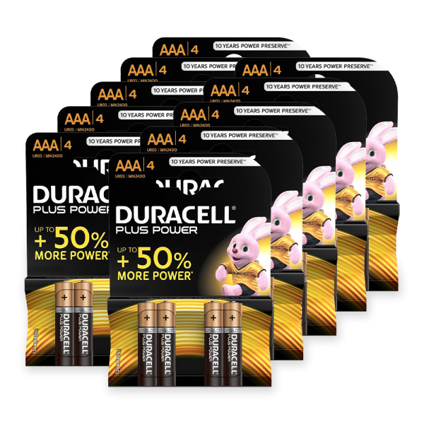 Duracell Plus Power AAA batterij ds a 10