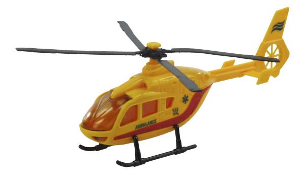 Traumahelicopter 1:64 geel