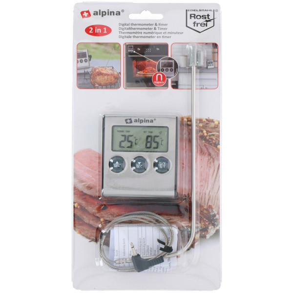 Alpina Thermometer digitaal met timer