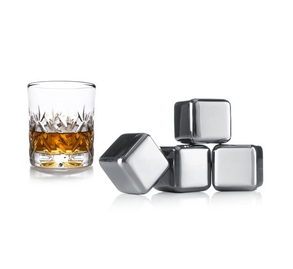 Vacuvin whiskey stones set van 4 stuks